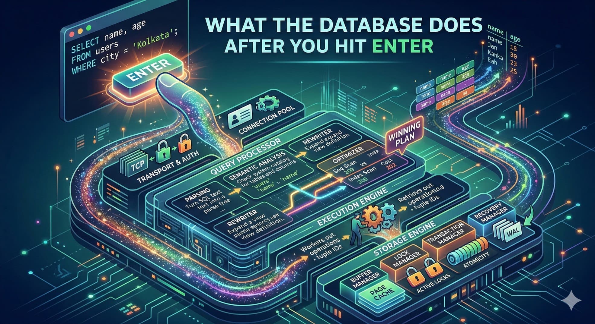 What Really Happens After You Run a SQL Query - SQL Journey